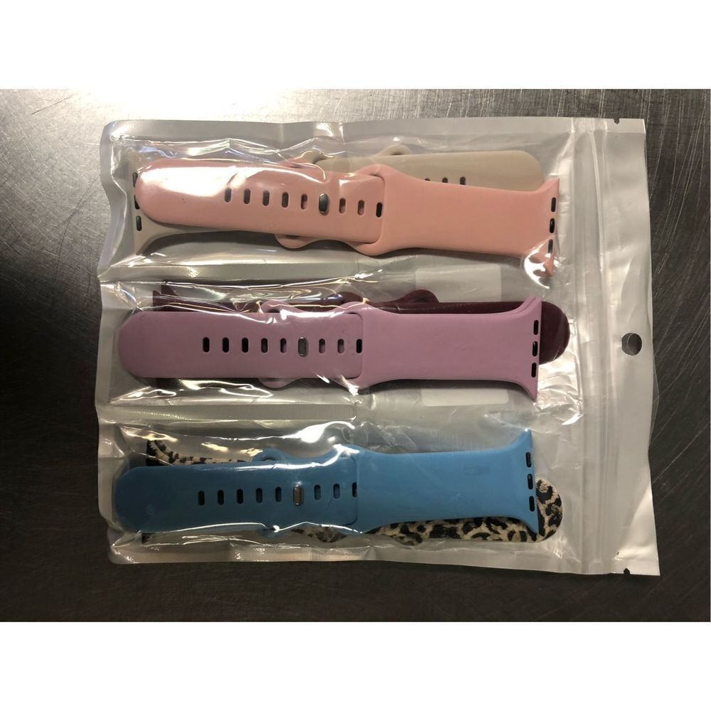 Yiweven Women’s Multiple Color Set of 6 Compatible with Apple Watch Bands NWT